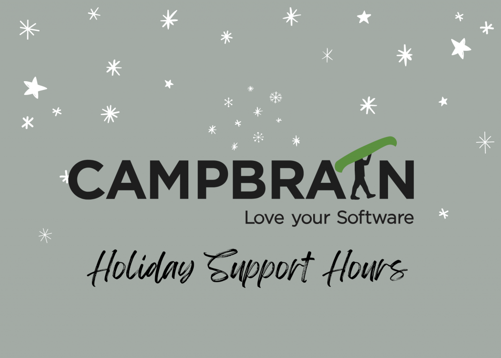 CampBrain Support Hours for the Holidays